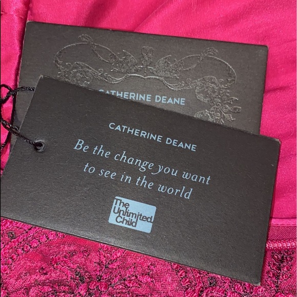 Hot Pink Pleated Maxi Dress by Catherine Deane - Picture 4 of 11